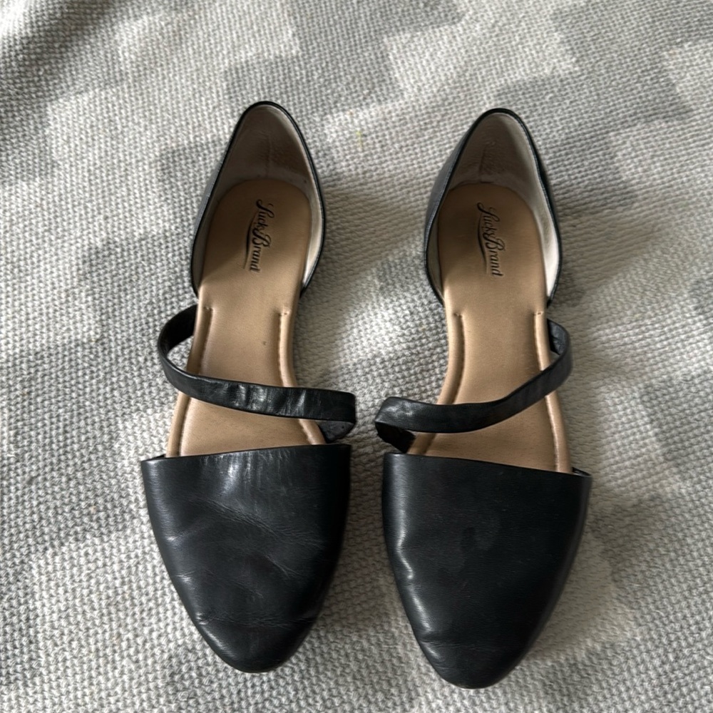 Lucky Brand Leather Ballet Flats